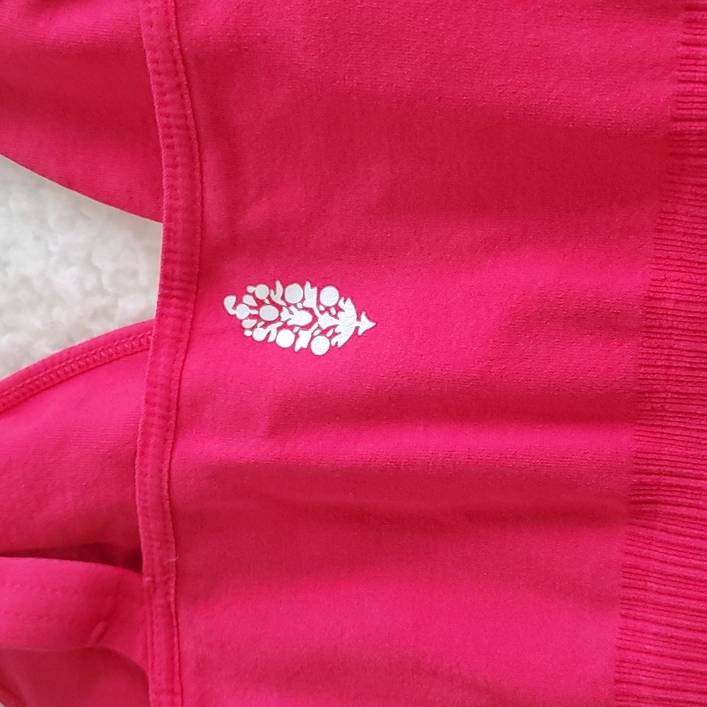 Free People Good Karma Crop bright pink - Picture 3 of 12